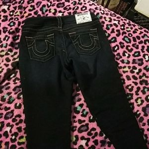 True religion black jeans